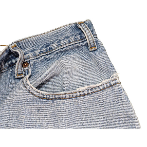 Levis 560 Comfort Fit Jeans Mens 42X30 Blue Light Wash 100% Cotton Denim READ - Picture 4 of 10